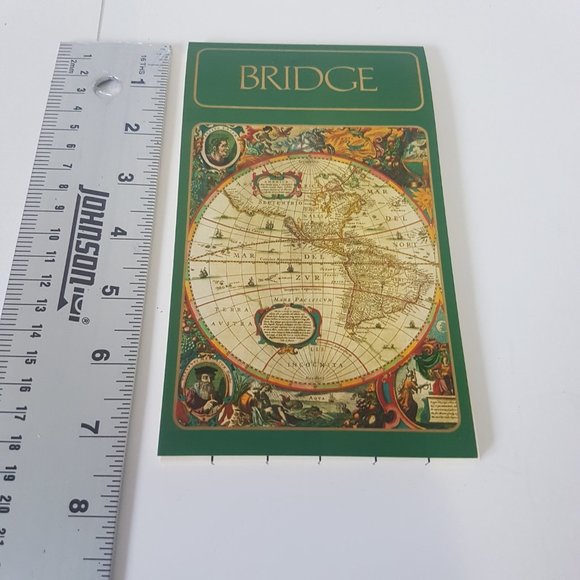 CASPARI Bridge Ensemble Double 2 Deck Cards Score Pad World Map Huntington+ 130 - Picture 8 of 16